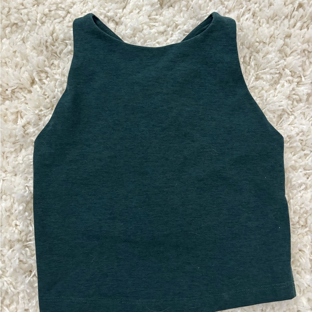 Beyond Yoga Spruce Green Crop Tank